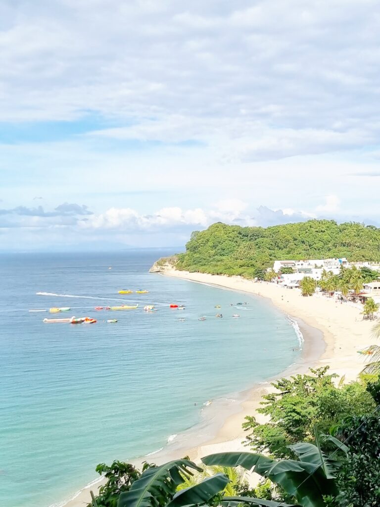 A view of White Beach Puerto Galera from the highway