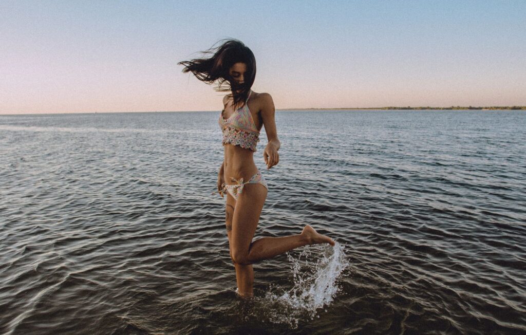 Girl in beach